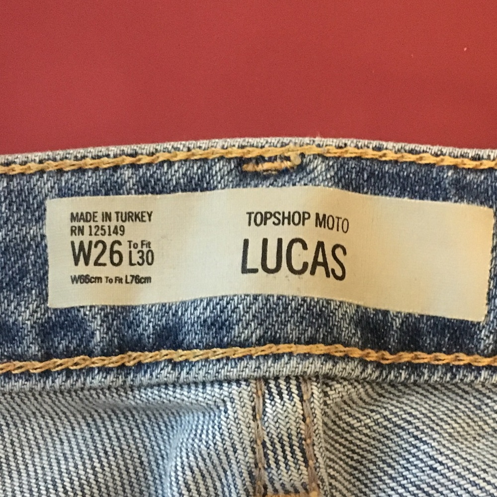 TOPSHOP LUCAS JEANS - Picture 3 of 3